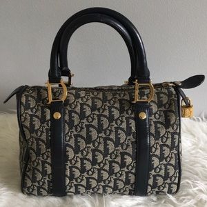 Christian Dior Diorissimo Trotter Boston Bag